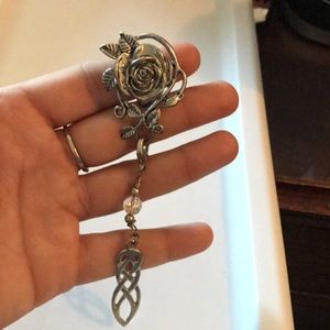 Renaissance-inspired ponytail jewelry